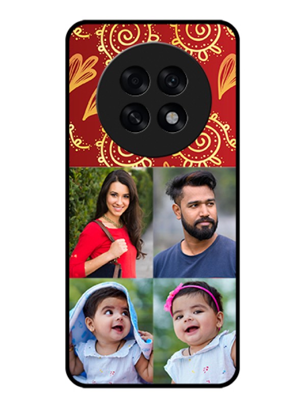 Custom Oppo F31 Pro Plus 5G Custom Glass Phone Case - 4 Image Traditional Design