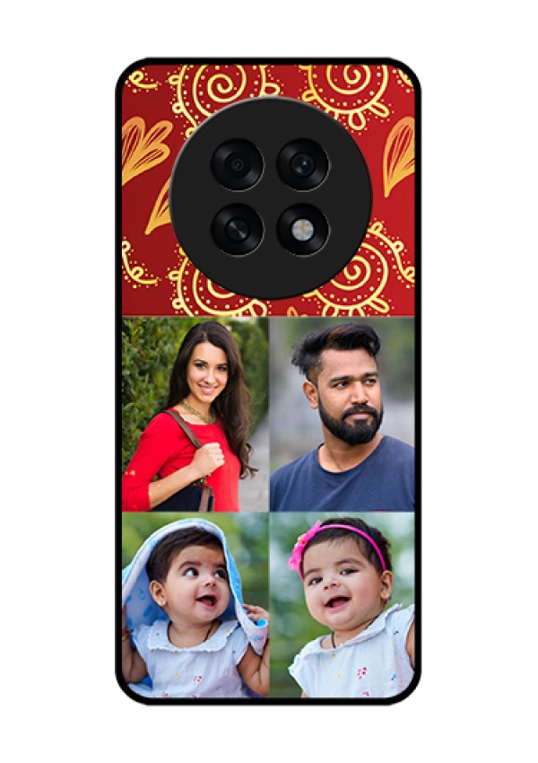 Oppo F31 Pro Plus 5G Custom Glass Phone Case - 4 Image Traditional Design
