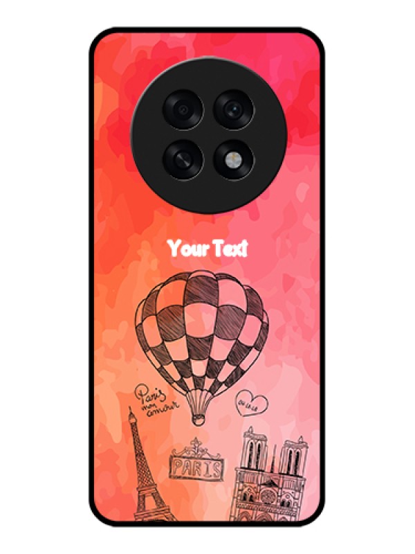 Custom Oppo F31 Pro Plus 5G Custom Glass Phone Case - Paris Theme Design