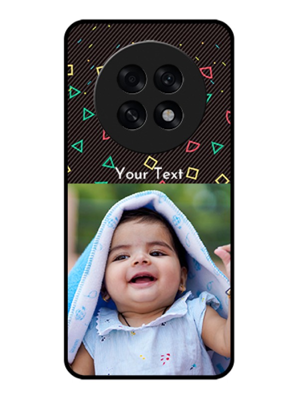 Custom Oppo F31 Pro Plus 5G Custom Glass Phone Case - With Confetti Birthday Design