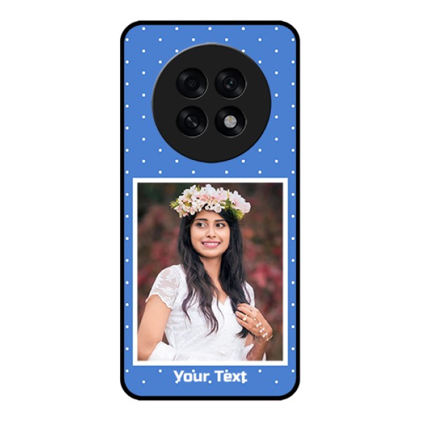 Oppo F31 Pro Plus 5G Custom Glass Phone Case - Polka Dots Design