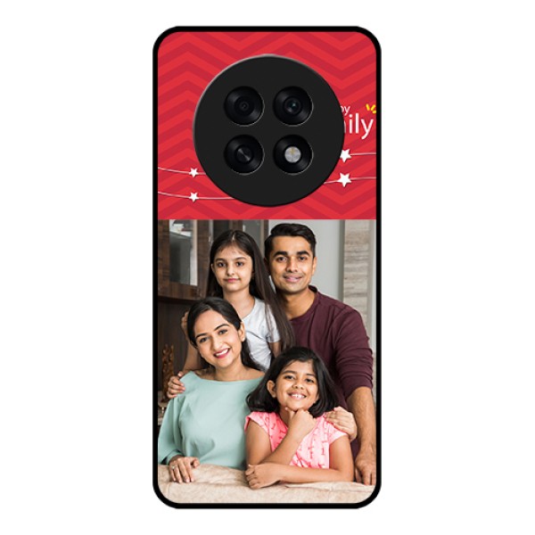 Oppo F31 Pro Plus 5G Custom Glass Phone Case - Happy Family Design