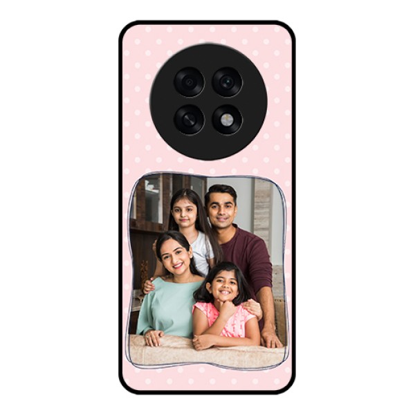 Oppo F31 Pro Plus 5G Custom Glass Phone Case - Family With Dots Design