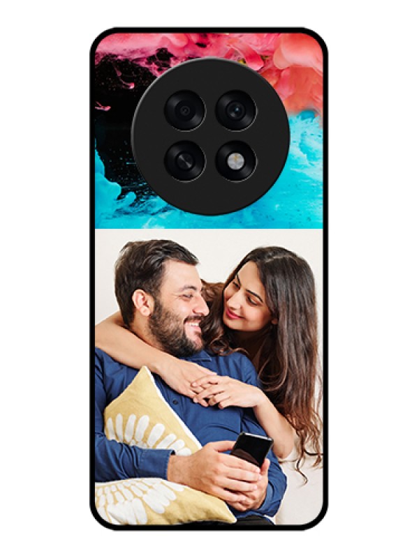 Custom Oppo F31 Pro Plus 5G Custom Glass Phone Case - Quote With Acrylic Painting Design