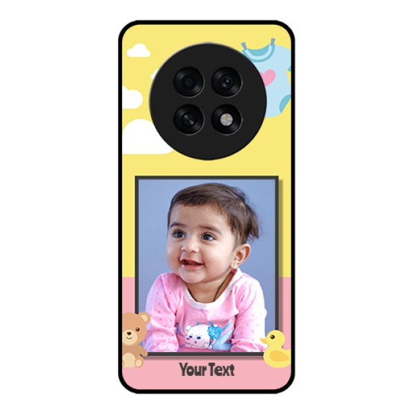 Oppo F31 Pro Plus 5G Custom Glass Phone Case - Kids 2 Color Design