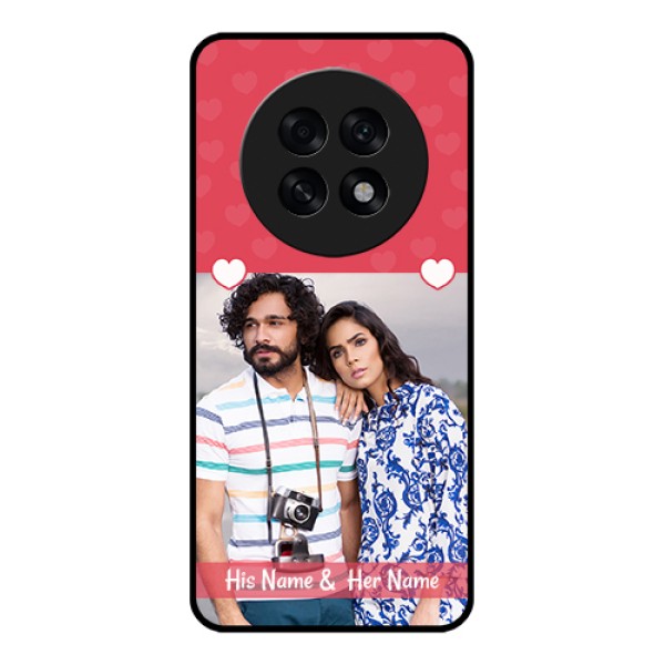 Oppo F31 Pro Plus 5G Custom Glass Phone Case - Simple Love Design