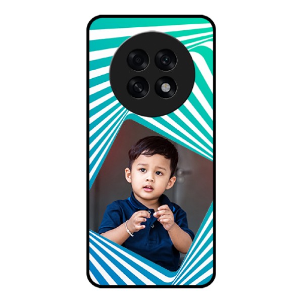 Oppo F31 Pro Plus 5G Custom Glass Phone Case - Abstract Spiral Design