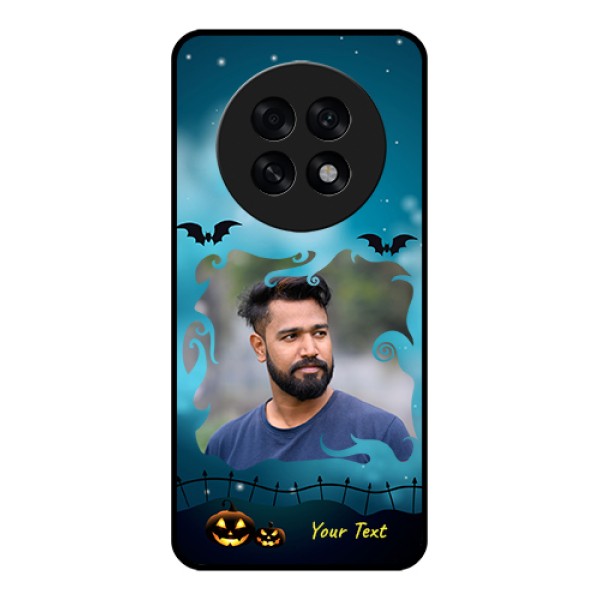 Oppo F31 Pro Plus 5G Custom Glass Phone Case - Halloween Frame Design