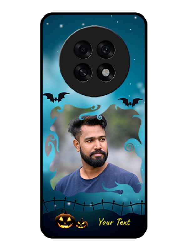 Custom Oppo F31 Pro Plus 5G Custom Glass Phone Case - Halloween Frame Design