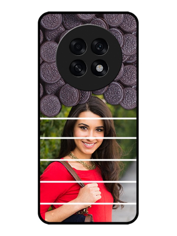 Custom Oppo F31 Pro Plus 5G Custom Glass Phone Case - With Oreo Biscuit Design
