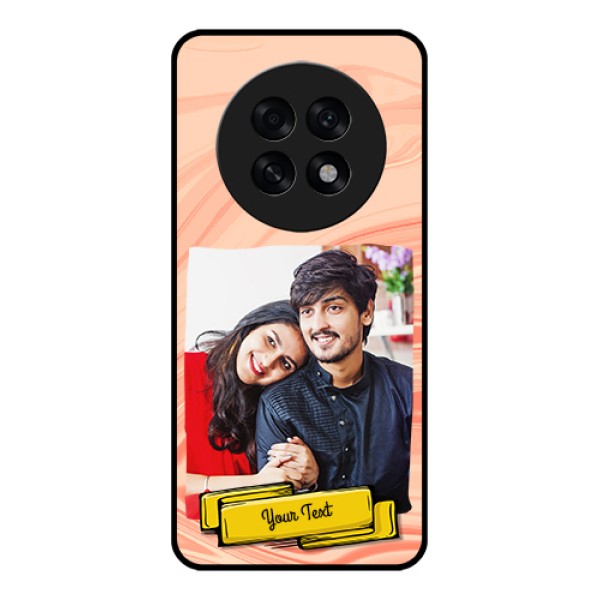 Oppo F31 Pro Plus 5G Custom Glass Phone Case - Marble Texture Design