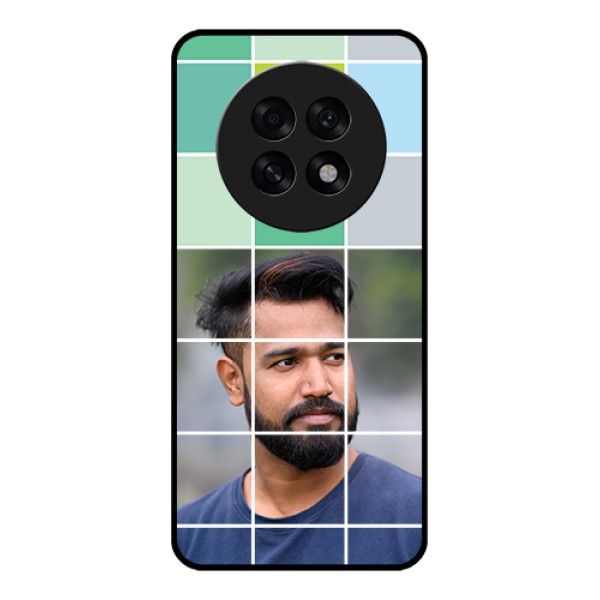 Oppo F31 Pro Plus 5G Custom Glass Phone Case - With White Box Pattern