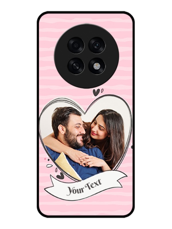 Custom Oppo F31 Pro Plus 5G Custom Glass Phone Case - Vintage Heart Design