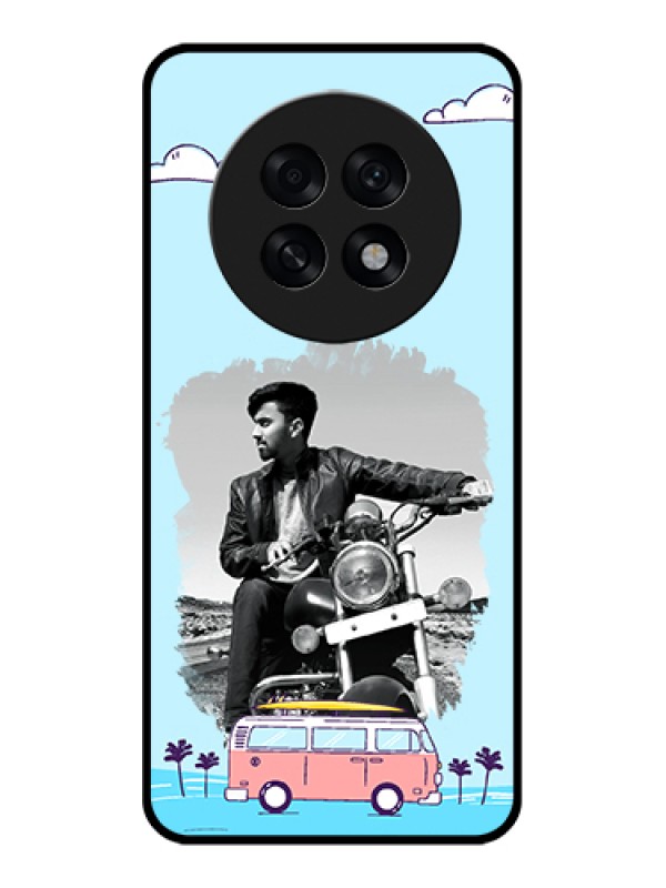 Custom Oppo F31 Pro Plus 5G Custom Glass Phone Case - Travel & Adventure Design