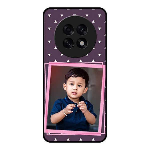 Oppo F31 Pro Plus 5G Custom Glass Phone Case - Triangle Pattern Dotted Design Oppo F31 Pro Plus 5G Custom Glass Phone Case - Triangle Pattern Dotted Design
