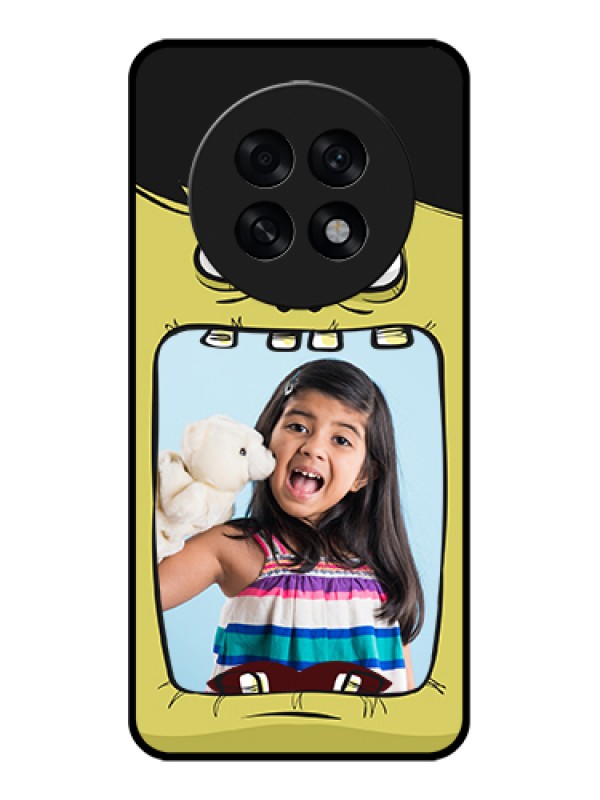Custom Oppo F31 Pro Plus 5G Custom Glass Phone Case - Cartoon Monster Back Case Design
