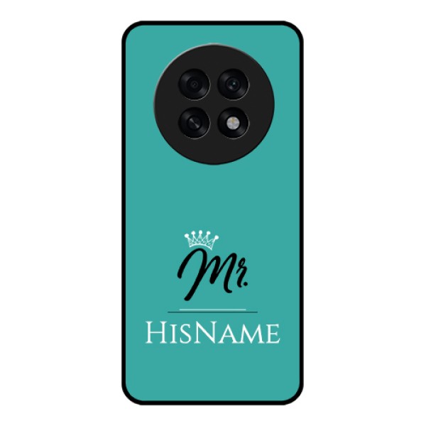 Oppo F31 Pro Plus 5G Custom Glass Phone Case - Mr With Name Design