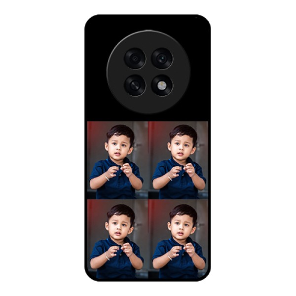 Oppo F31 Pro Plus 5G Custom Glass Phone Case - 4 Image Holder Design