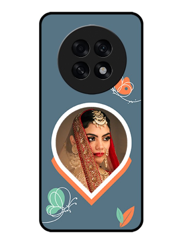 Custom Oppo F31 Pro Plus 5G Custom Glass Phone Case - Droplet Butterflies Design