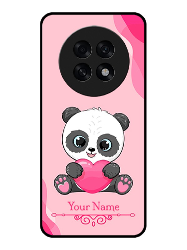 Custom Oppo F31 Pro Plus 5G Custom Glass Phone Case - Cute Panda Design