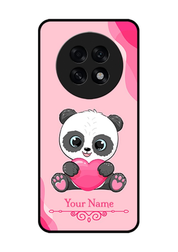 Oppo F31 Pro Plus 5G Custom Glass Phone Case - Cute Panda Design