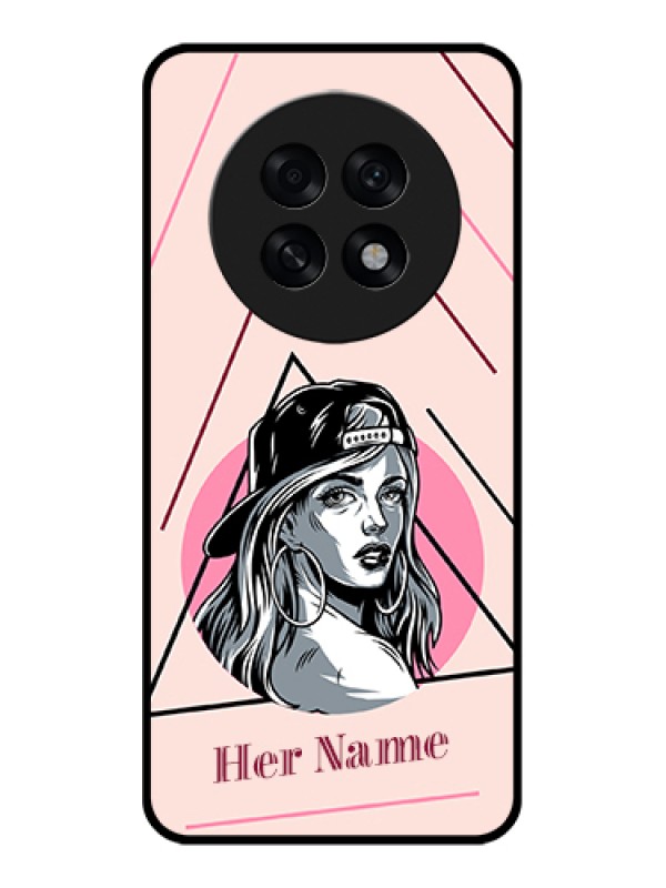 Custom Oppo F31 Pro Plus 5G Custom Glass Phone Case - Rockstar Girl Design