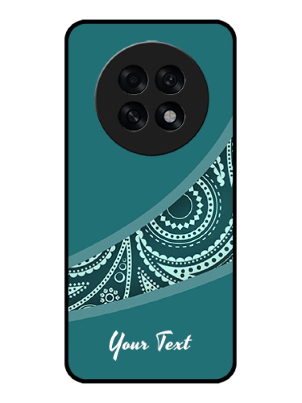 Custom Oppo F31 Pro Plus 5G Custom Glass Phone Case - Semi Visible Floral Design