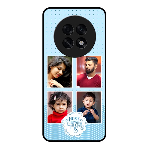 Oppo F31 Pro Plus 5G Custom Glass Phone Case - Cute Love Quote With 4 Pic Upload Design Oppo F31 Pro Plus 5G Custom Glass Phone Case - Cute Love Quote With 4 Pic Upload Design