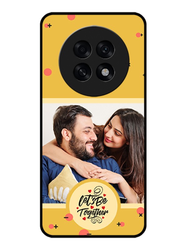 Custom Oppo F31 Pro Plus 5G Custom Glass Phone Case - Lets Be Together Design
