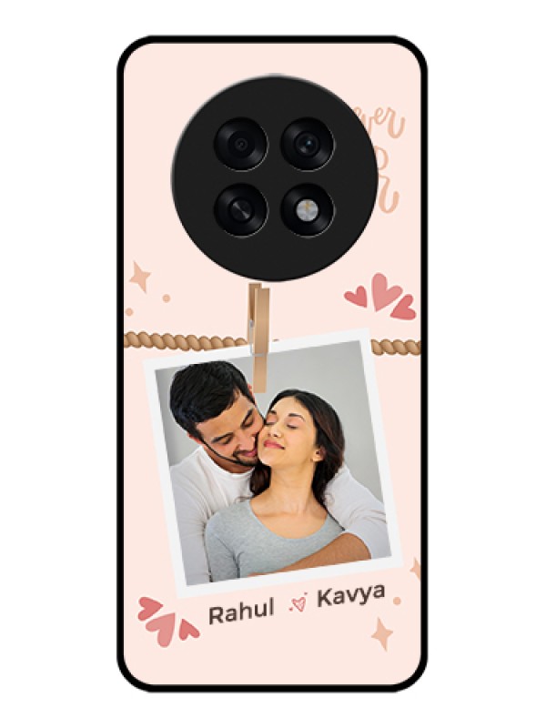 Custom Oppo F31 Pro Plus 5G Custom Glass Phone Case - Forever And Ever Love Design