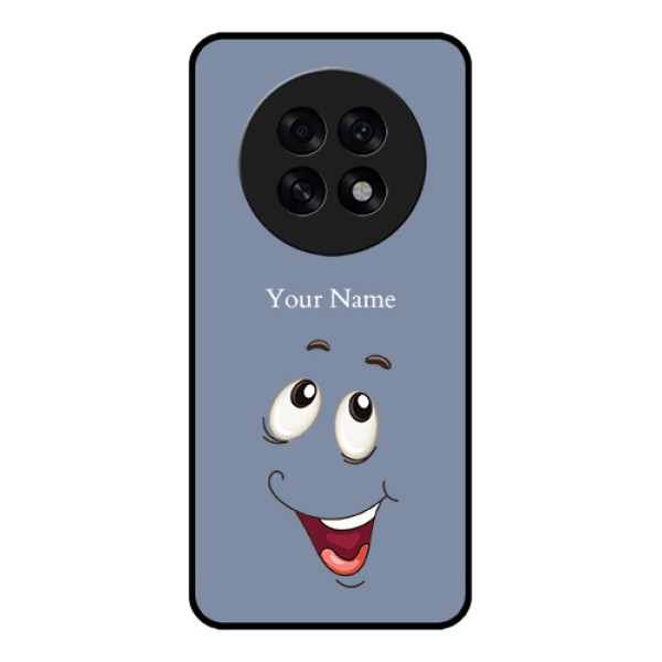 Oppo F31 Pro Plus 5G Custom Glass Phone Case - Laughing Cartoon Face Design
