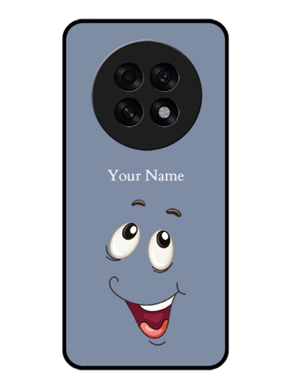 Custom Oppo F31 Pro Plus 5G Custom Glass Phone Case - Laughing Cartoon Face Design