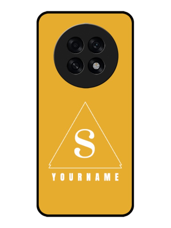 Custom Oppo F31 Pro Plus 5G Custom Glass Phone Case - Simple Triangle Design