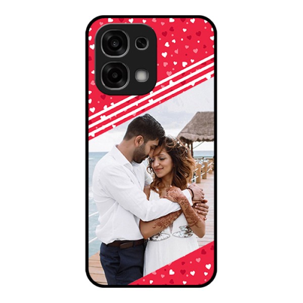 Oppo F33 5G Custom Glass Phone Case - Valentines Gift Design