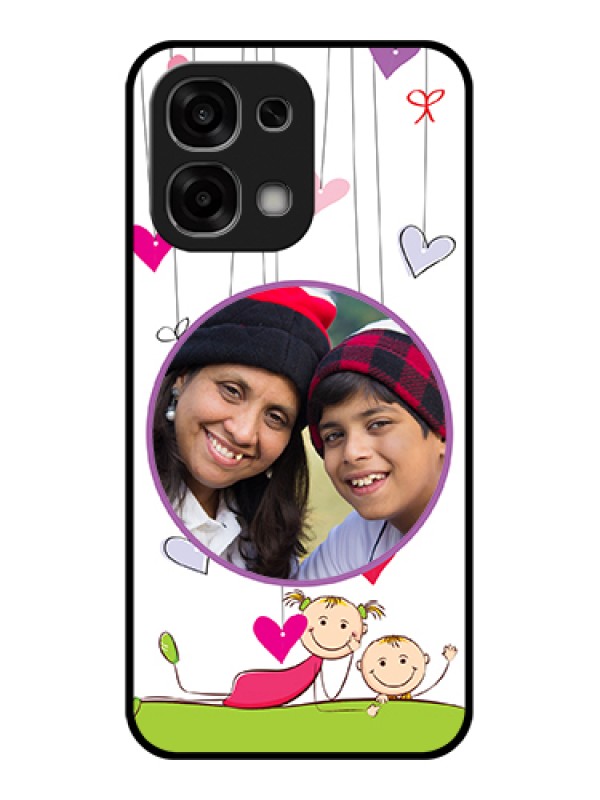 Custom Oppo F33 5G Custom Glass Phone Case - Cute Kids Phone Case Design