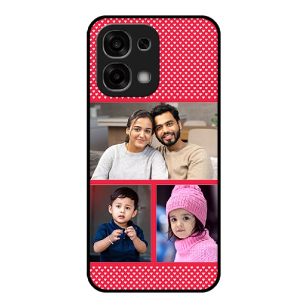 Oppo F33 5G Custom Glass Phone Case - Bulk Photo Upload Design