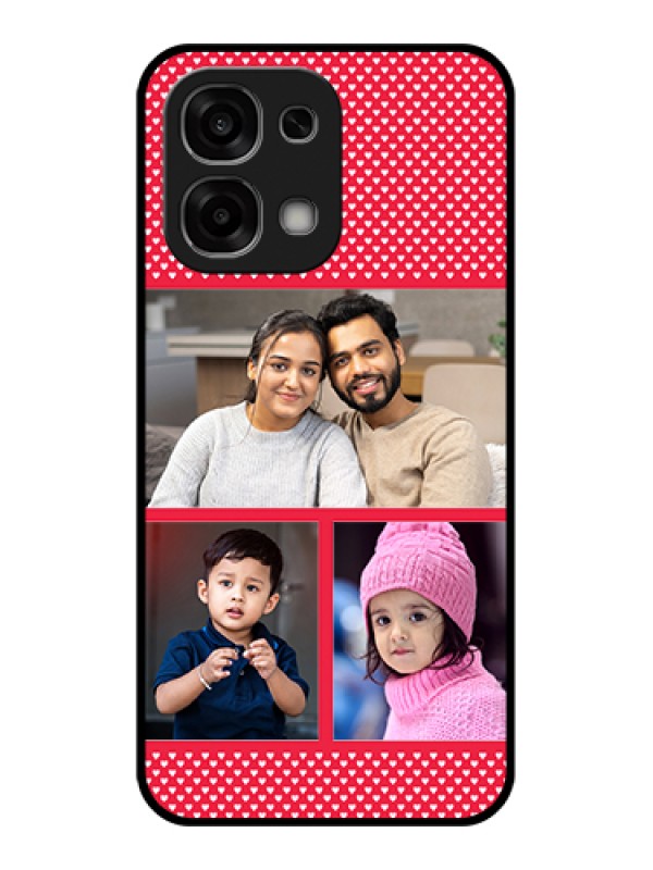 Custom Oppo F33 5G Custom Glass Phone Case - Bulk Photo Upload Design