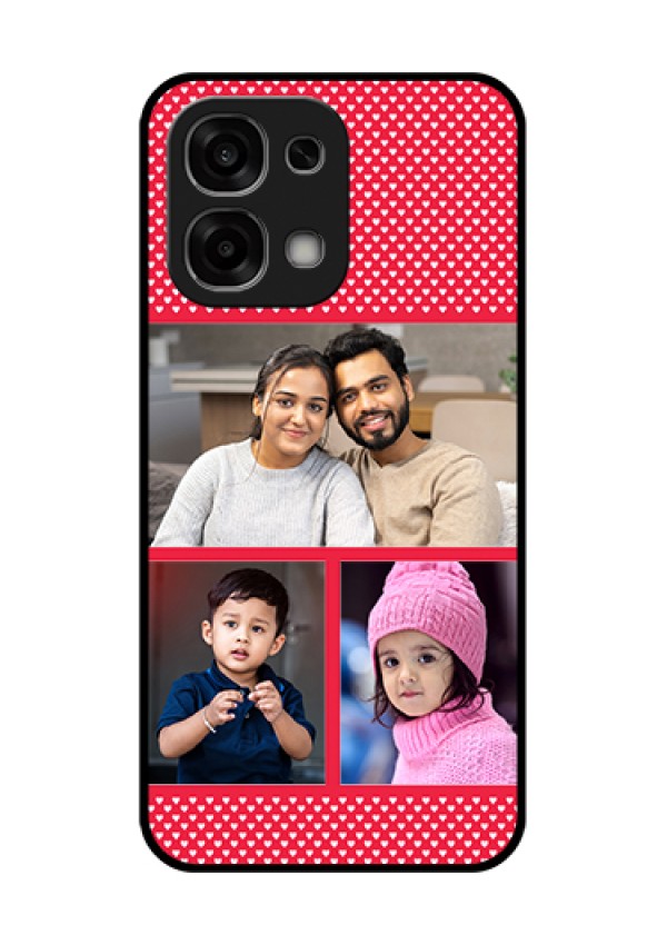 Oppo F33 5G Custom Glass Phone Case - Bulk Photo Upload Design
