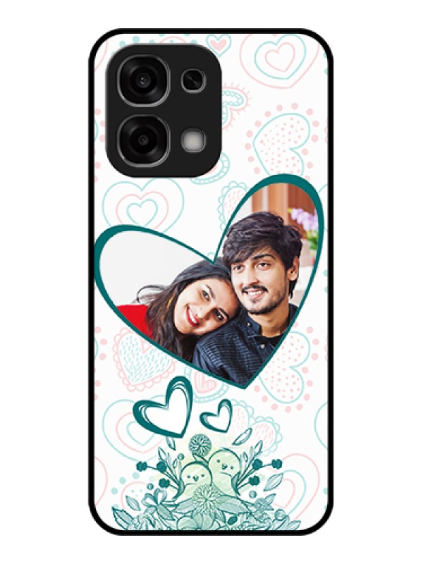 Custom Oppo F33 5G Custom Glass Phone Case - Premium Couple Design