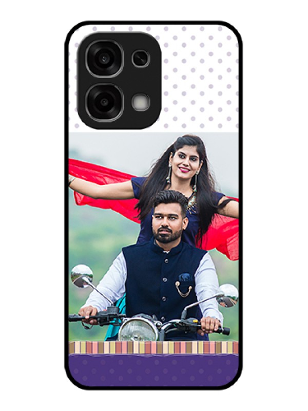 Custom Oppo F33 5G Custom Glass Phone Case - Cute Family Design