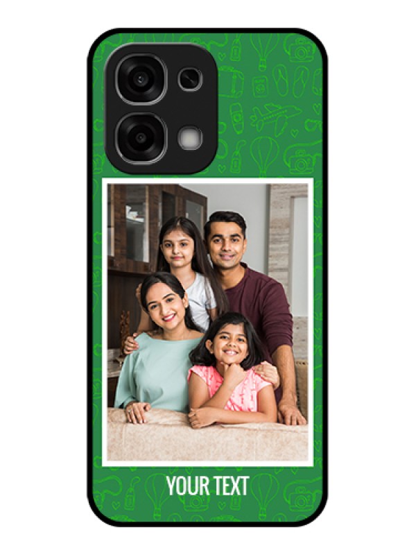 Custom Oppo F33 5G Custom Glass Phone Case - Picture Upload Design