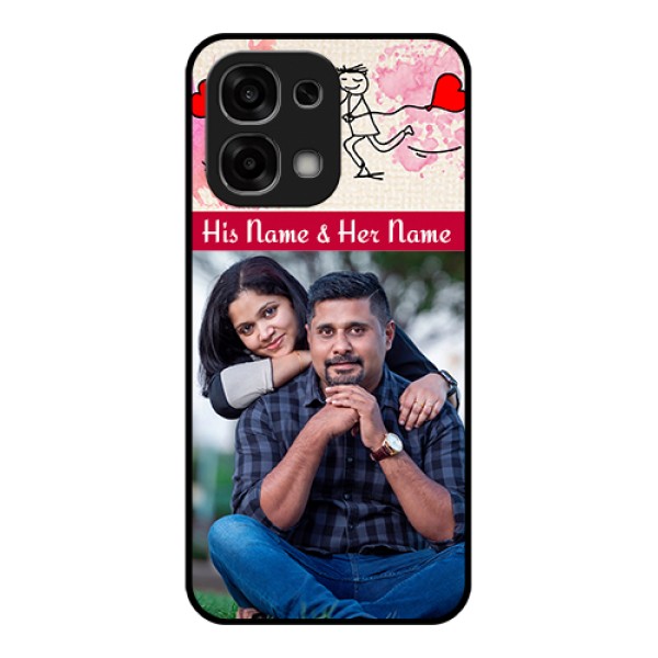Oppo F33 5G Custom Glass Phone Case - You And Me Case Design