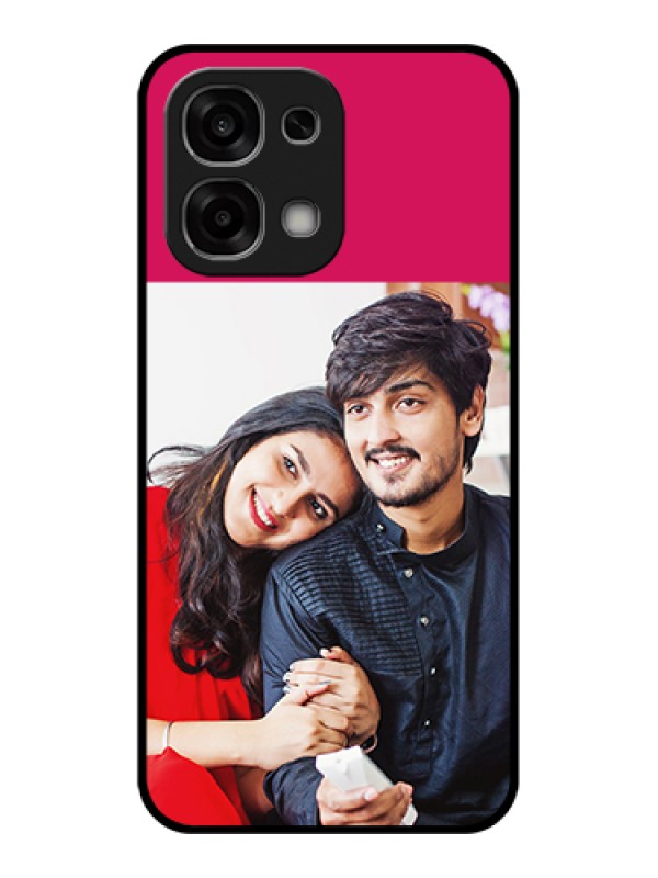 Custom Oppo F33 5G Custom Glass Phone Case - Anniversary Cover Design