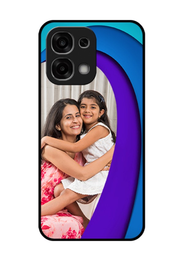 Oppo F33 5G Custom Glass Phone Case - Simple Pattern Design