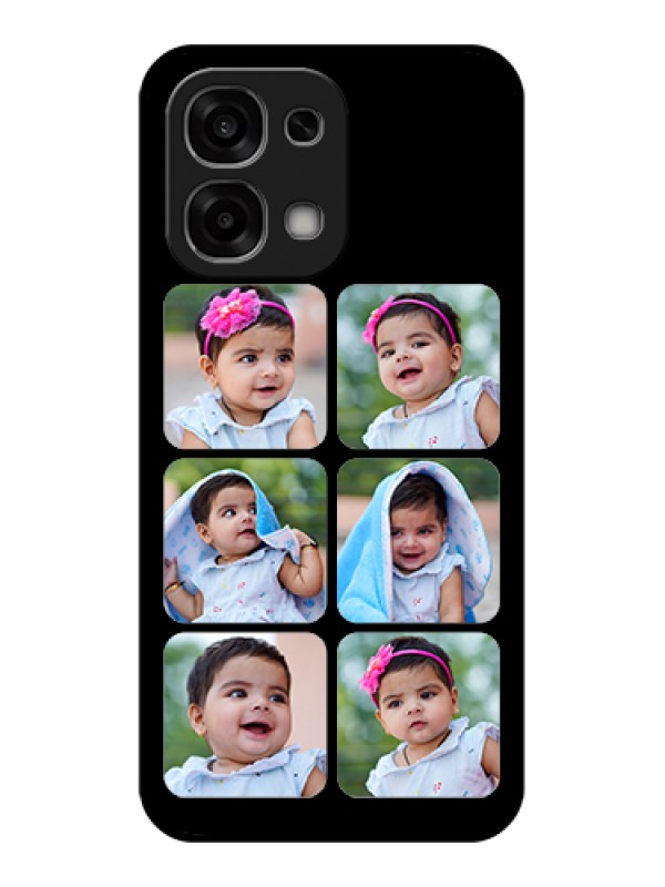 Custom Oppo F33 5G Custom Glass Phone Case - Multiple Pictures Design