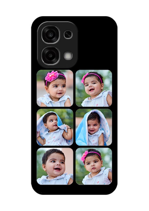Oppo F33 5G Custom Glass Phone Case - Multiple Pictures Design