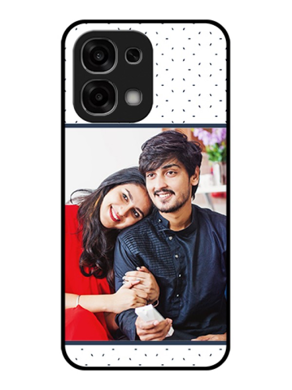 Custom Oppo F33 5G Custom Glass Phone Case - Premium Dot Design