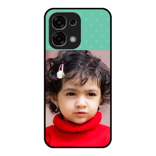 Oppo F33 5G Custom Glass Phone Case - Lovers Picture Design