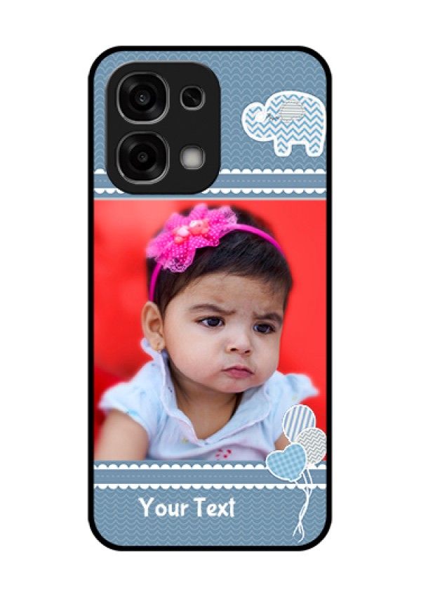 Oppo F33 5G Custom Glass Phone Case - With Kids Pattern Design