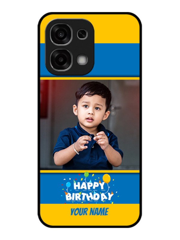 Custom Oppo F33 5G Custom Glass Phone Case - Birthday Wishes Design